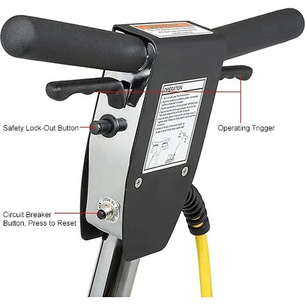 Global Industrial? Low Speed Floor Machine, 17" Cleaning Path