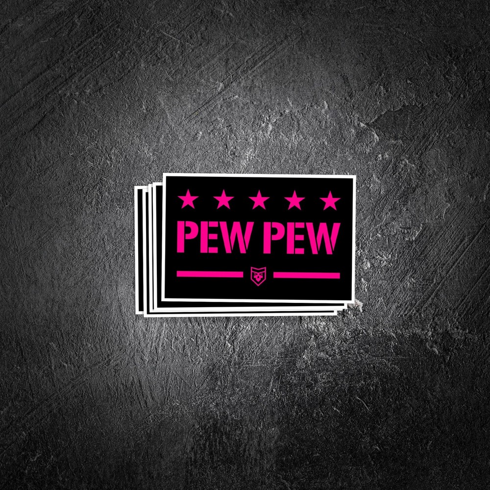 Pew Pew Vinyl Decal