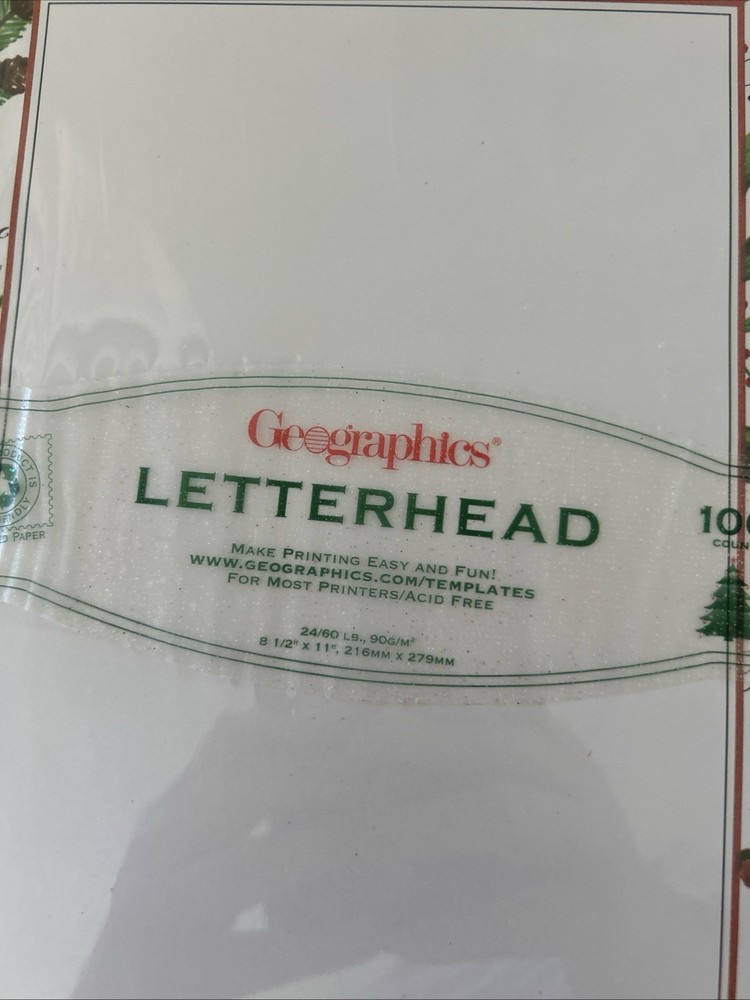Holiday/Festive design Computer Paper - 88 Sheets Open Package