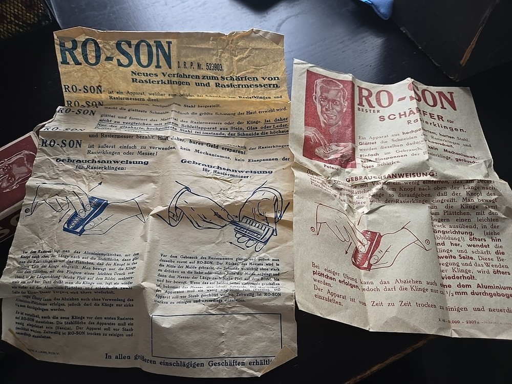 Ro-Son Razor Blade Sharpener