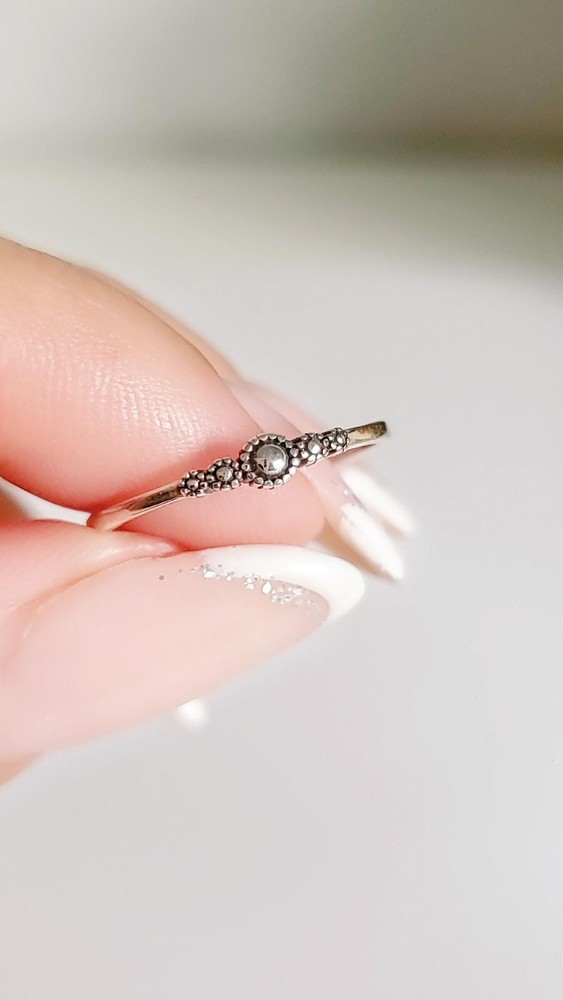 Dainty Thin Bali Sterling Silver Ring - Thin Band Minimalist Stackable Ring