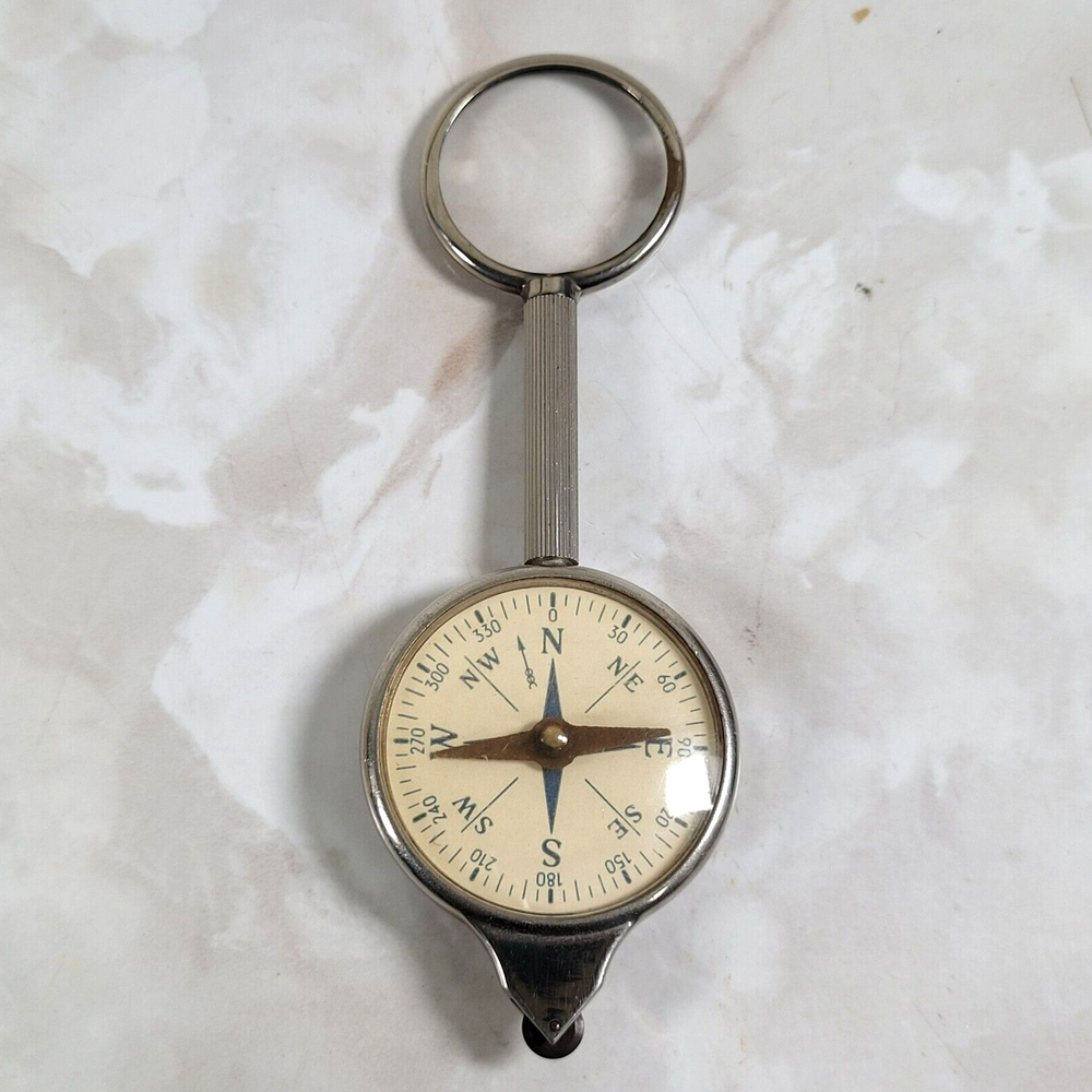 Vintage Opisometer Map Measure Compass Magnifying Glass Germany