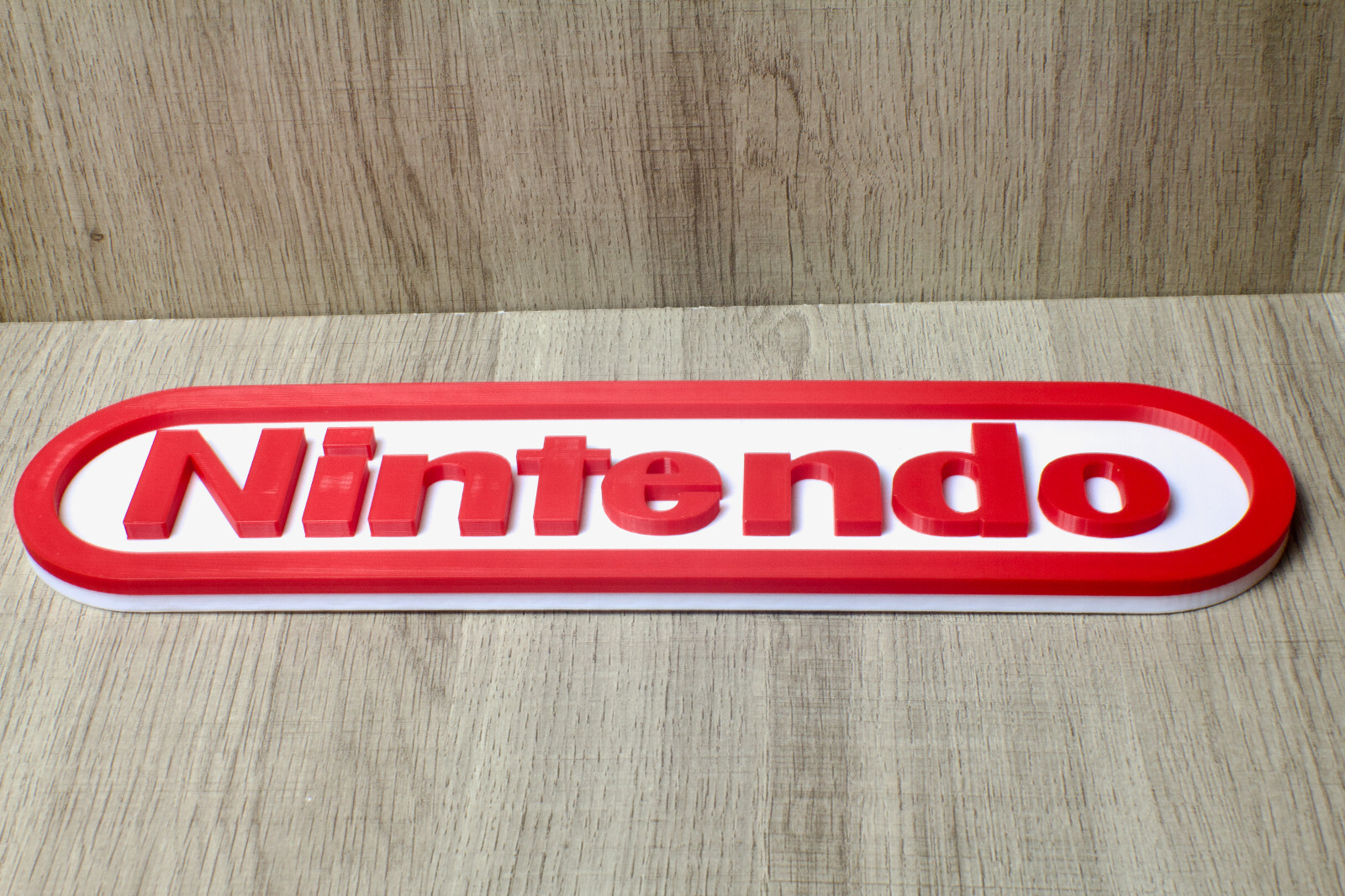Large Nintendo Logo Video Game Wall Art Collectable Sign