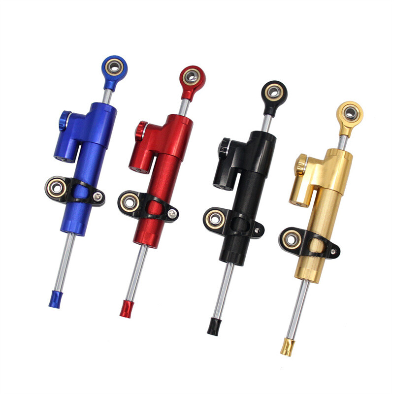 Universal Motorcycle Steering Damper Stabilizer Linear Reversed Safe Control