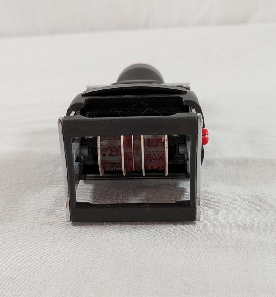 2000 PLUS SELF INKING DATE ENTERED STAMP dates 2005 to 2010 Adjustable Red Ink