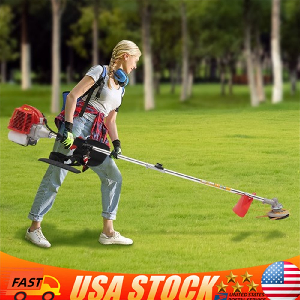 43cc 2-stroke Gasoline Engine String Trimmer Lawn Weed Wacker Single-cylinder