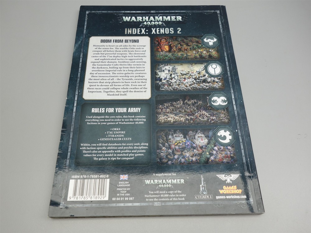 Warhammer 40K: Index Xenos 2 (8th Edition oop softcover)