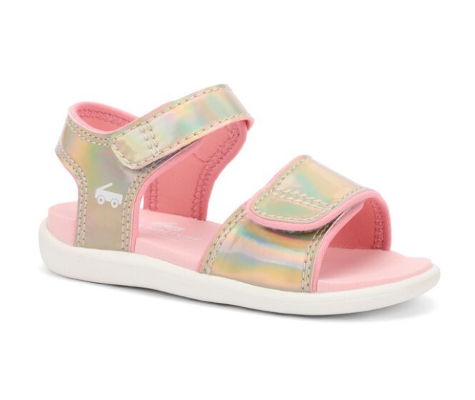 See Kai Run Basics Toddler Logan T-Strap Sandals Gold - SIZE 7