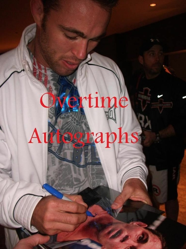 JAKE SHIELDS SIGNED UFC 8X10 PHOTO 6