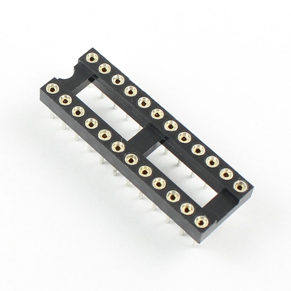 20Pcs New 24 Pin Round DIP IC Socket Adapter Narrow