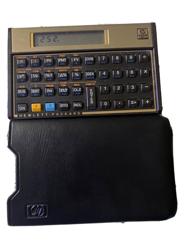 Hewlett Packard HP 12C Calculator Excellent Condition.