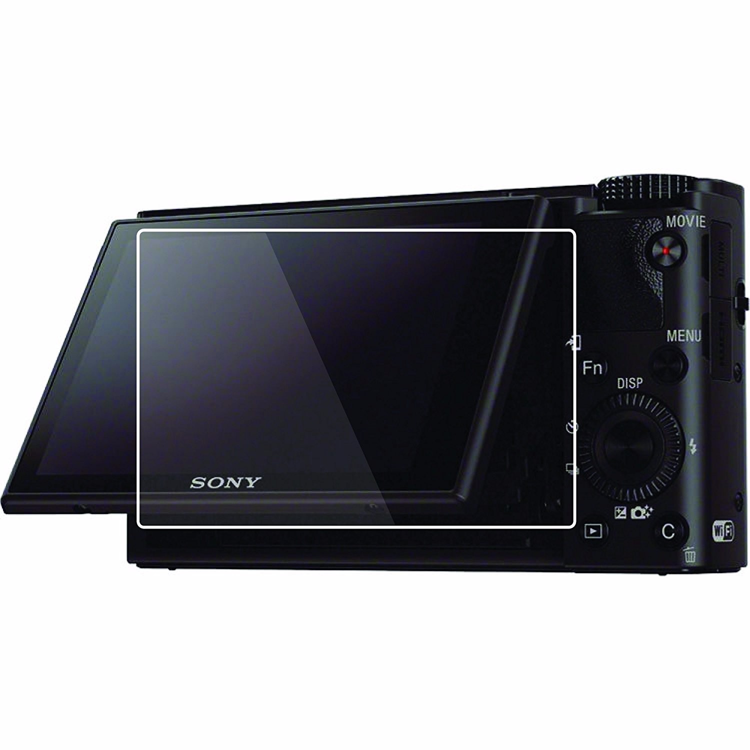 2 Sets Clear HD LCD Screen Protector f/ Sony RX100III RX100II RX100 IV V RX 1R