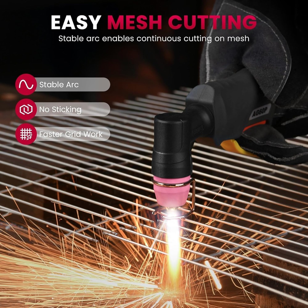 Portable Plasma Cutter Machine with Air Sensor and Adjustable Pilot Arc Feature