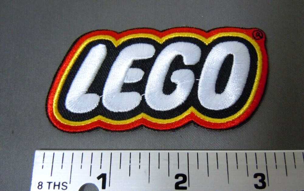 LEGO Iron-On Embroidered Patch - 3" x 1.5"