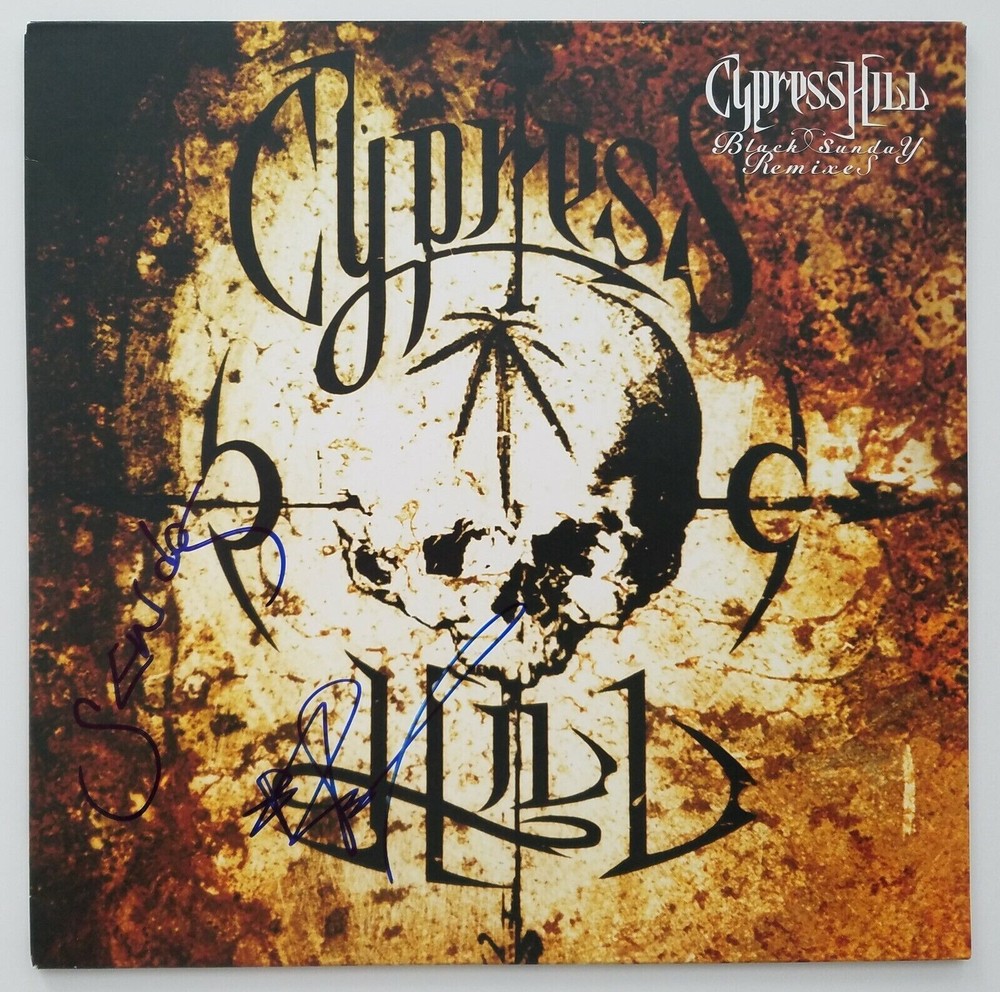 Cypress Hill Signed Black Sunday Remixes RSD Vinyl Record Album Rap Legends RAD