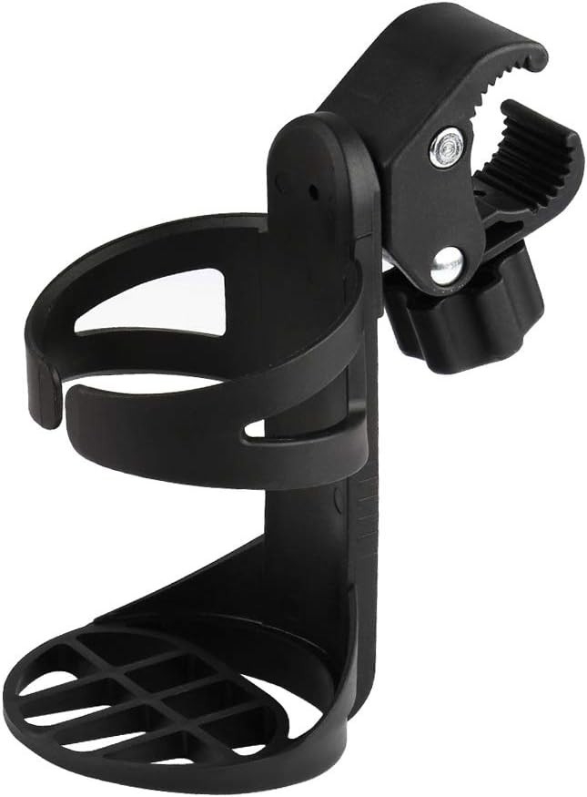 Universal Stroller Cup Holder - 360° Rotatable Design for Smooth Hydration