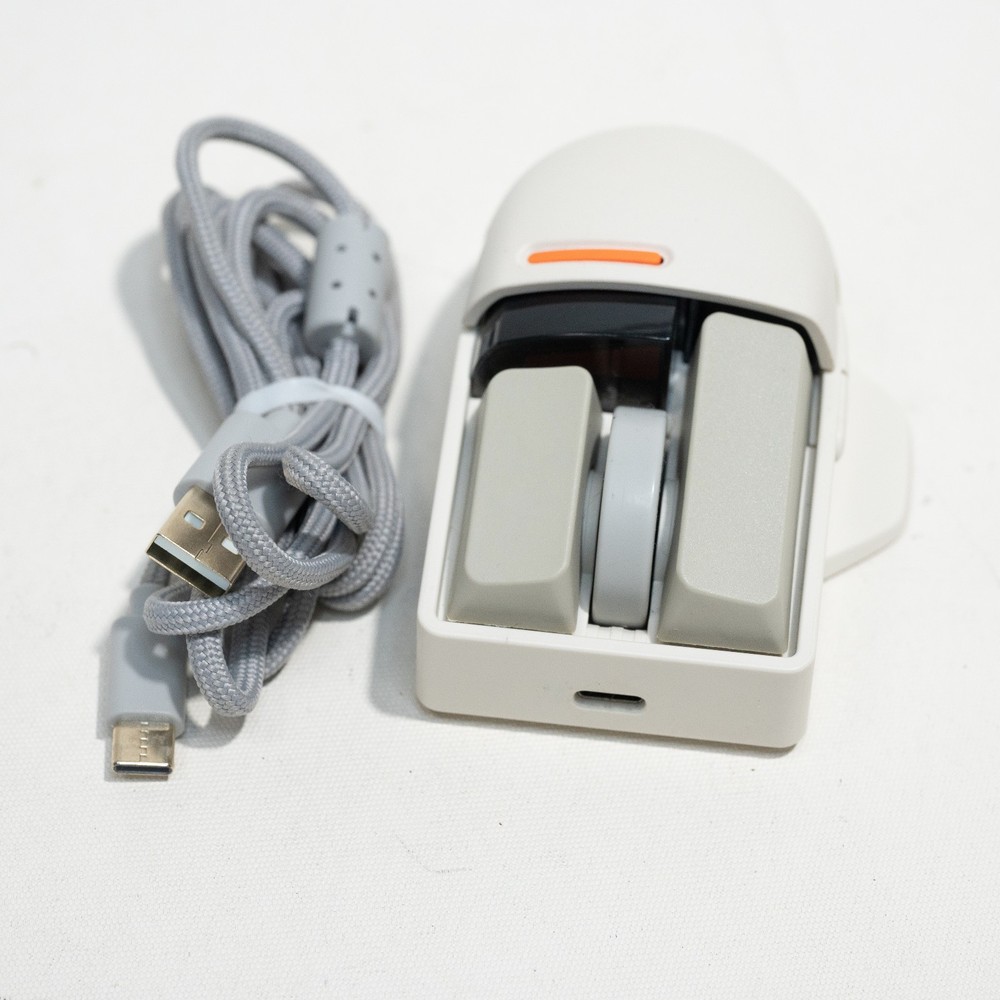 LOFREE Touch PBT Wired Wireless Bluetooth Optical Mouse 4000DPI Windows MAC - A+