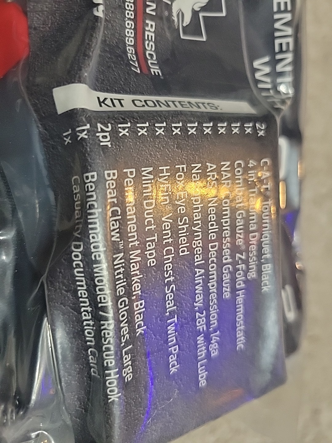 NAR Gen 2 SIRK IFAK REFILL Kit. Complete