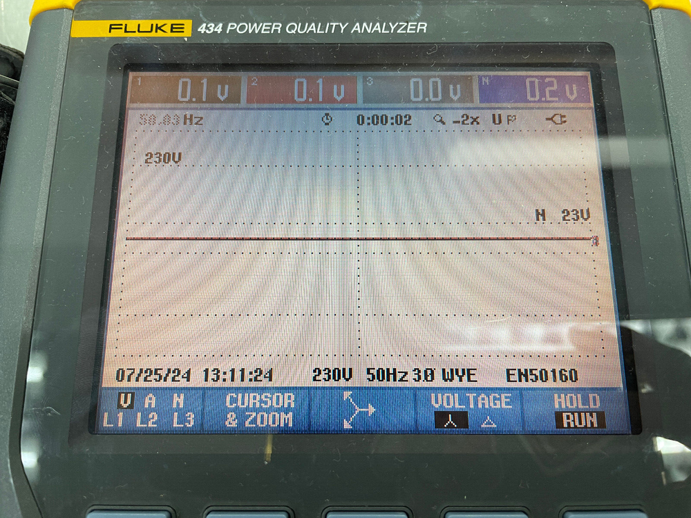 Fluke 434 Power Quality Analyzer (No Power Supply)