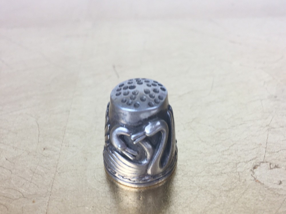 Stunning ,unique  Sterling Silver 925 Thimble , 12.6 Gr