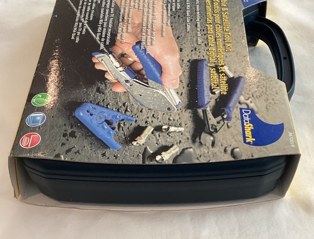 Datashark PA70019 Digital Cable and Satellite Cutter Compression Crimp Tool Kit