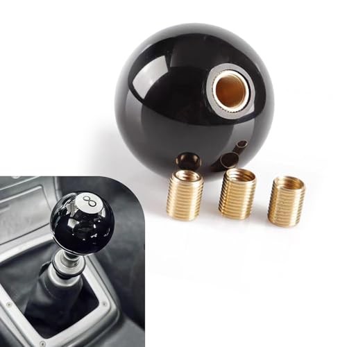 1 PC 8 Ball Shift Knob, Acrylic Gear Billiard Shifter Knobs, Round Shape Pool