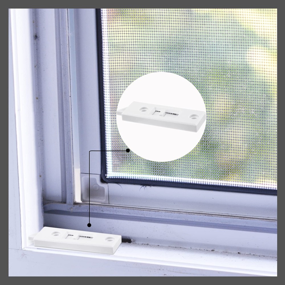 Window Latch Locks Parts and Hardware Tilt Plastic White