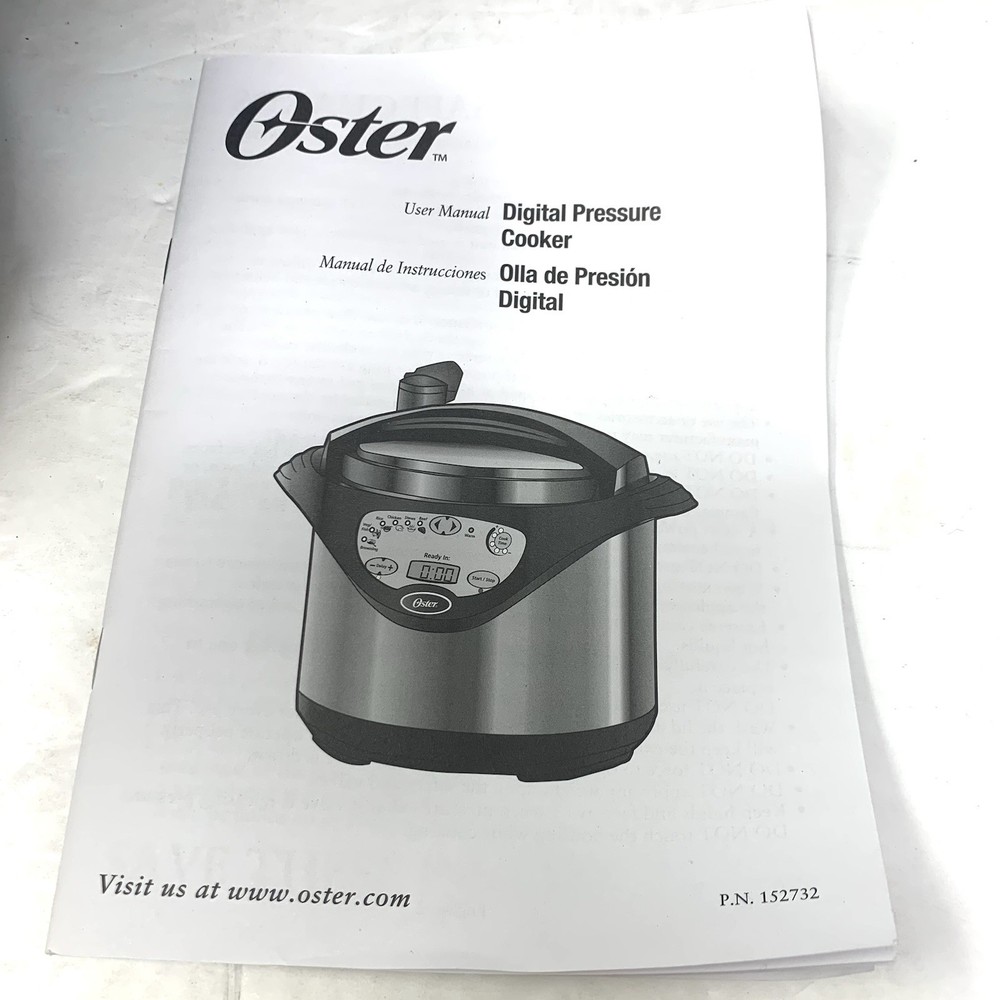 OSTER Digital Pressure Cooker 5 Quart Mod FPSTPC 4801 New Open Box