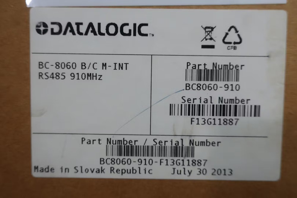 Datalogic BC8060-910 Multi-interface Cradle 10-30v-dc