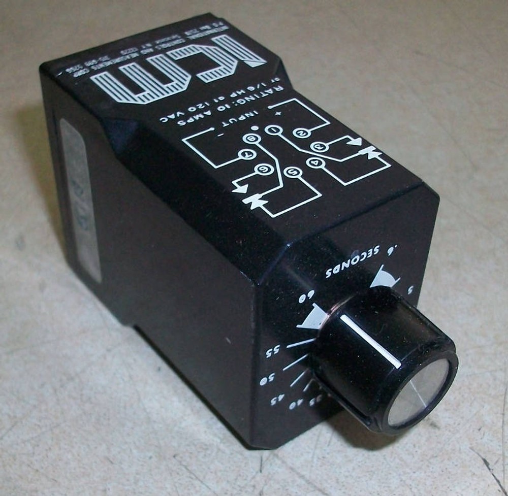 ICM  60 Second Timer B111A115A60  10amp  1/6hp @ 120vac