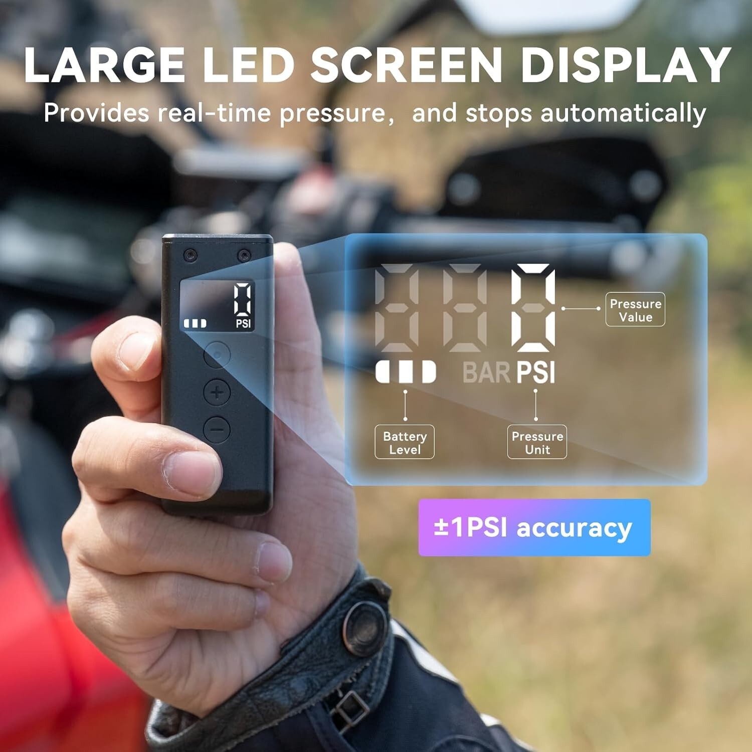 CYCPLUS AS2PROMAX 120PSI Electric Tiny Bike Pump with Gauge,2025 Updated Version