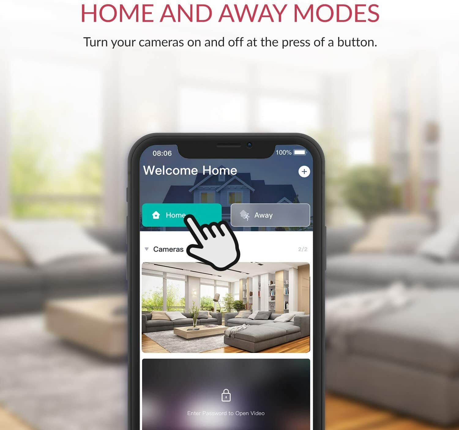 YI 4pc Home Camera 1080p Wireless IP Security Surveillance System Night Vision