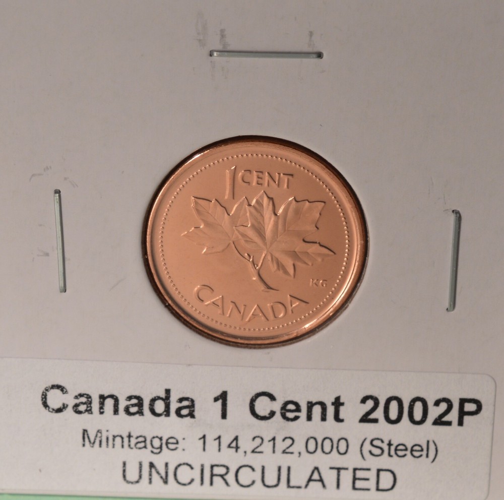 2002P  - Magnetic -  Brilliant Uncirculated Penny