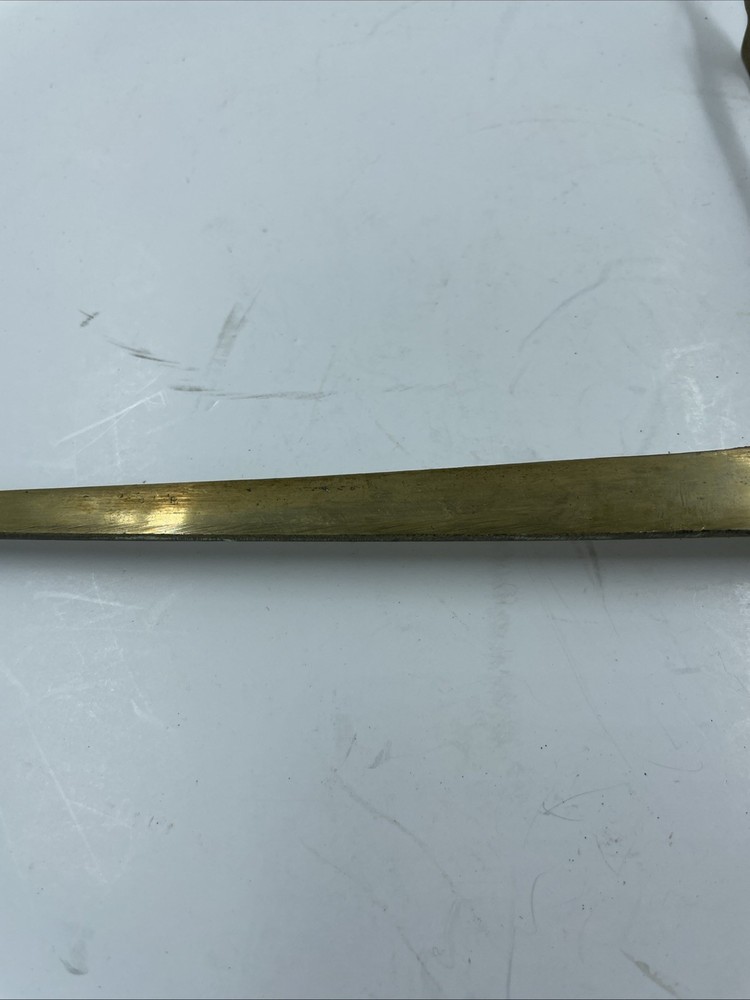 vintage brass hanging beam scale