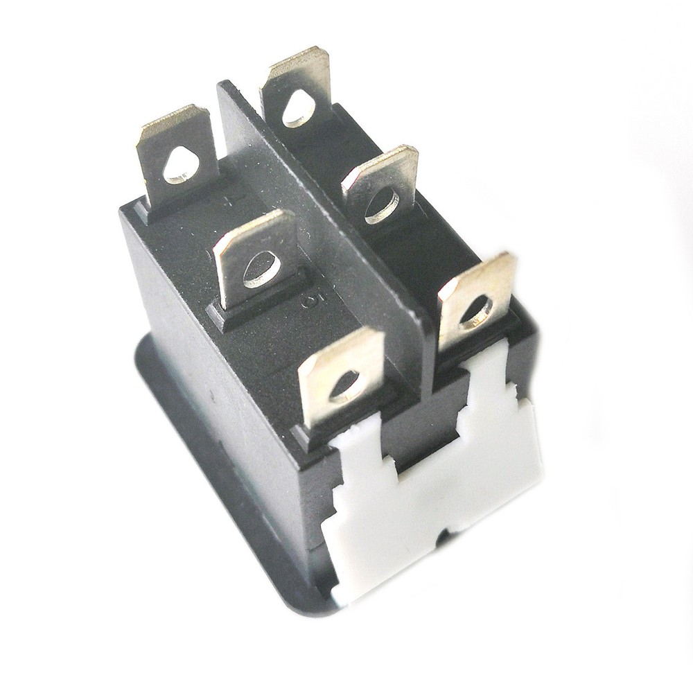 Micro Electric Control Switch Assembly LA158-210A Double Reset Switch Black