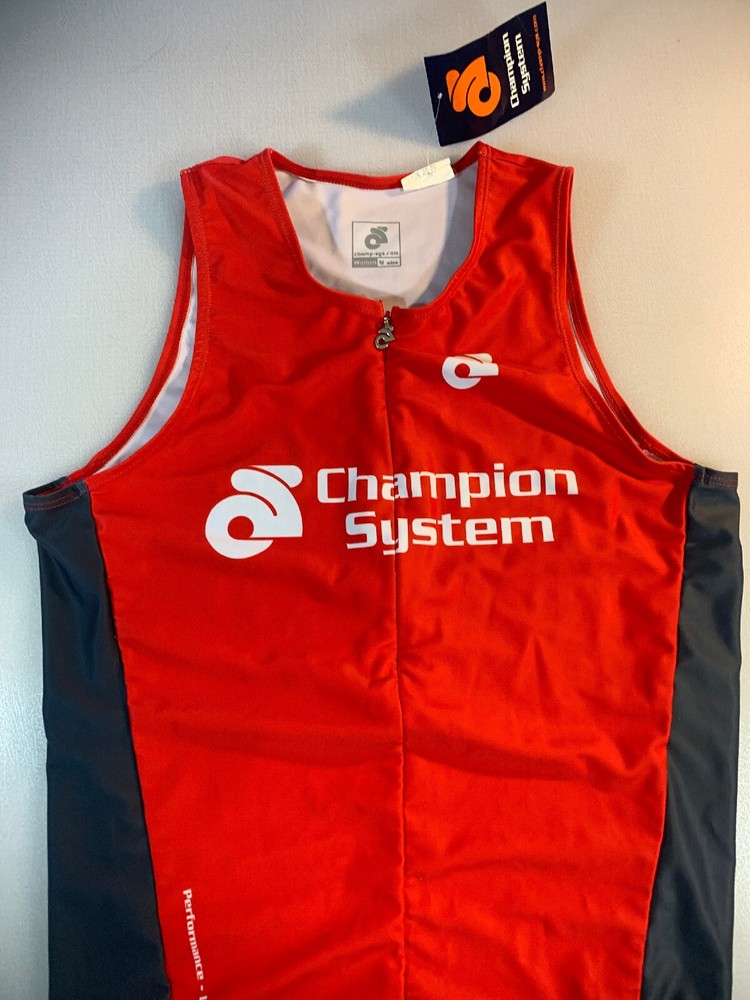 Champion System Womens Performance Link Tri Triathlon Top Medium M (6545-3)