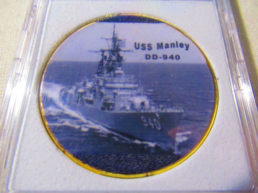 US NAVY - USS Manley DD-940 Challenge Coin