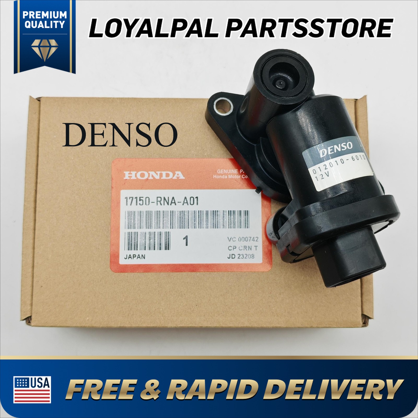 Genuine DENSO 17150-RNA-A01 Idle Air Control Valve For Honda Civic Acura TL US
