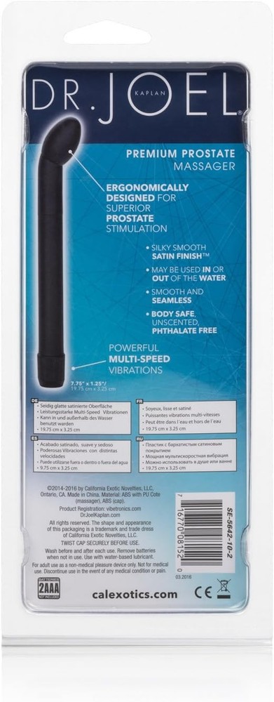 CalExotics Dr. Joel Kaplan Premium Prostate Massager - Black