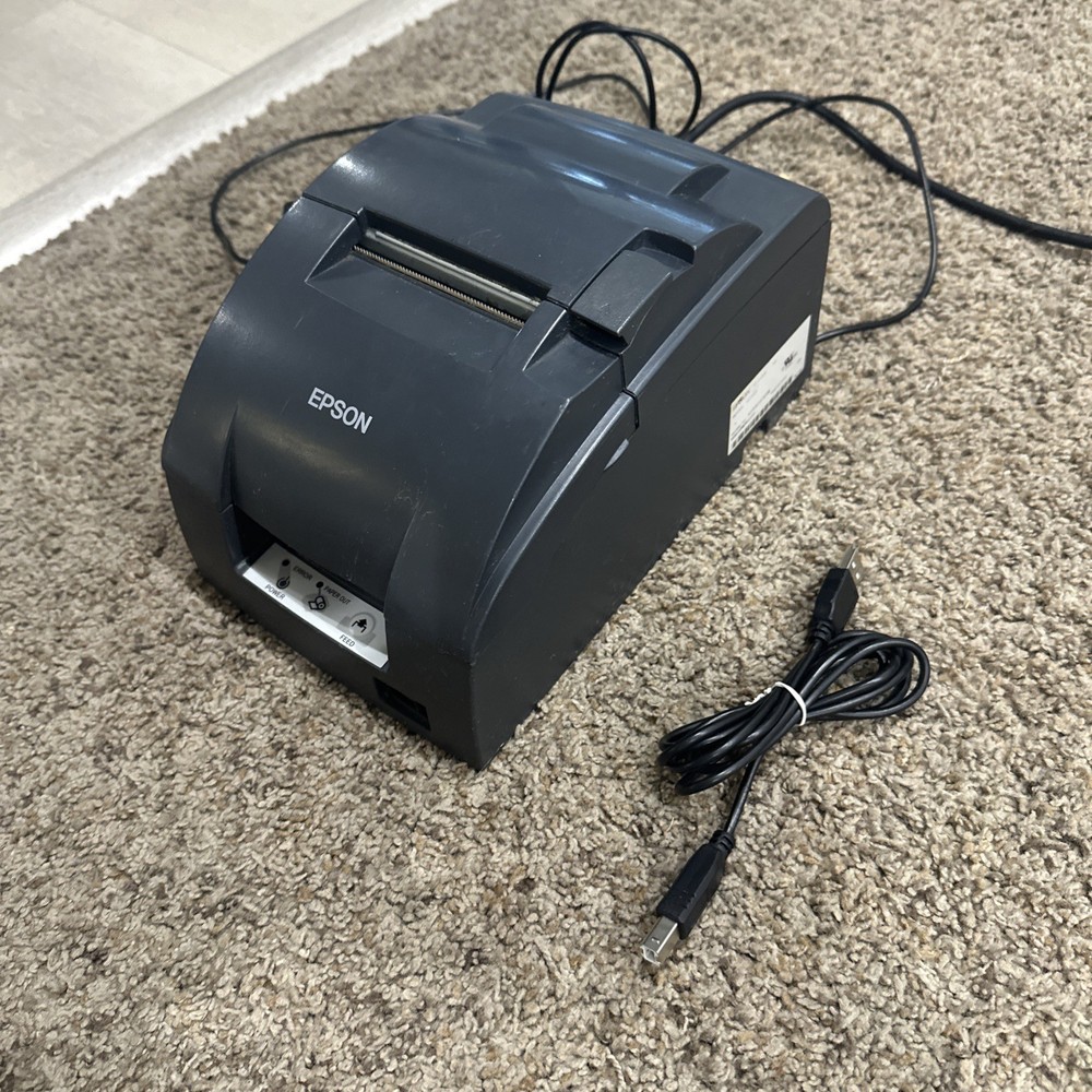 Epson TM-U220B M188B Kitchen Receipt Printer [ETHERNET/Network E04 +Power Cord]