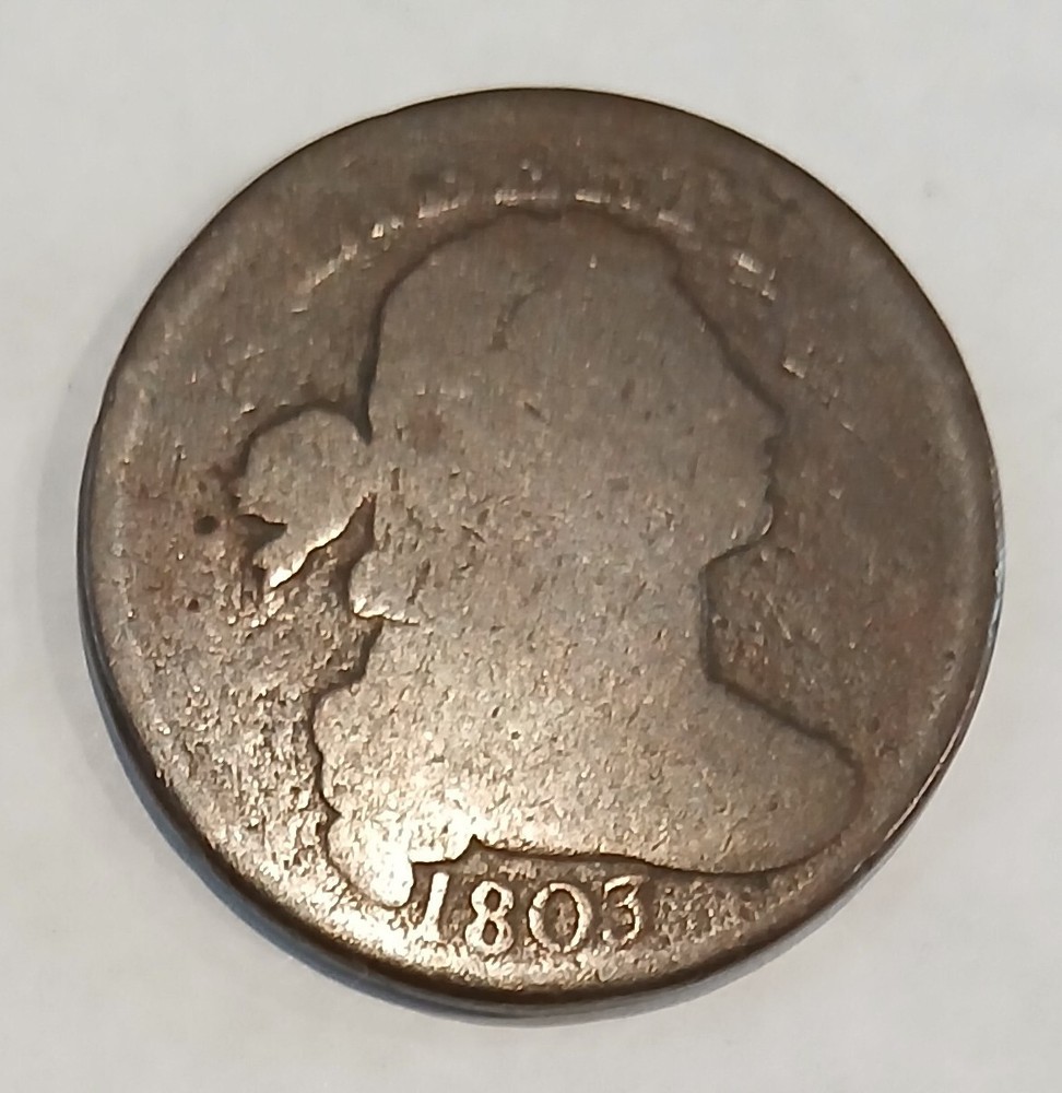 1803 DRAPED BUST LARGE CENT FULL DATE (YOU GRADE)