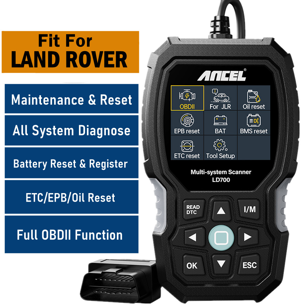 ANCEL LD700 All Systems Diagnostic Scanner Tool for Range Rover Sport Evoque