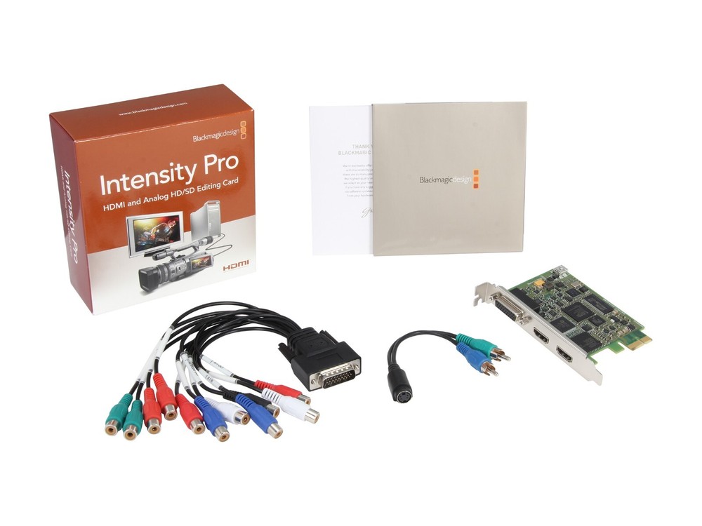 Intensity pro HDMI and analog HD/SD editing card
