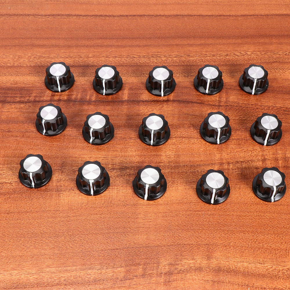 15 Pcs Electric Guitar Tone Knobs Guitar Amplifier Knobs Electric Guitar Knob