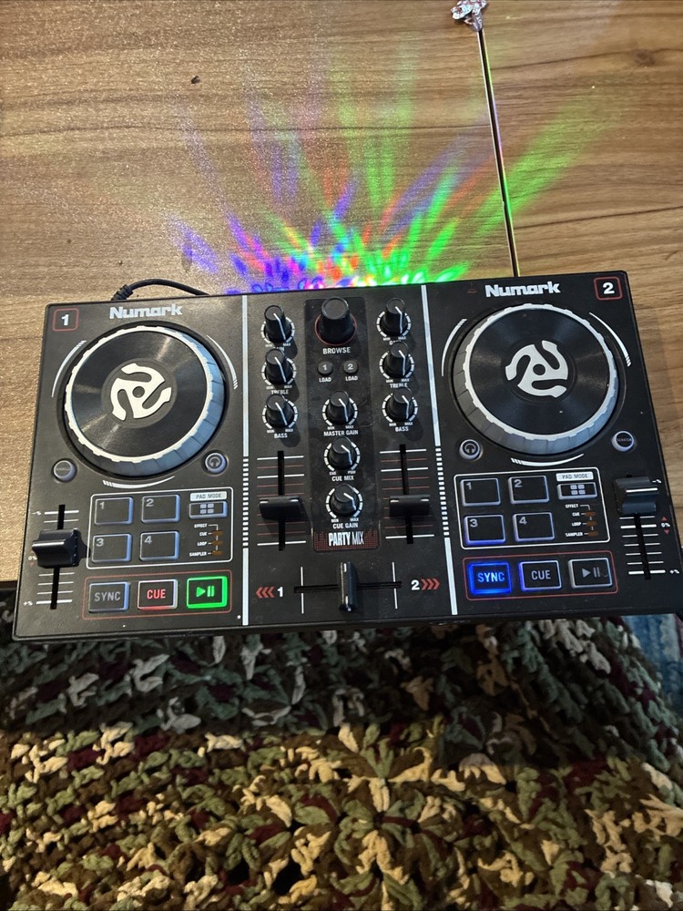 Numark Party Mix DJ Controller With Built-in Light Show