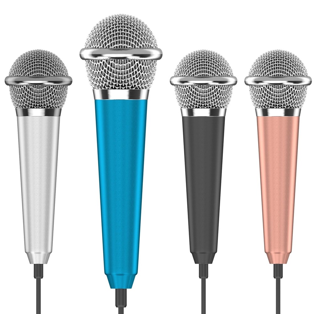 Mini Microphone for iPhone iPad Small ASMR Tiny Microphone for Voice Video Re...