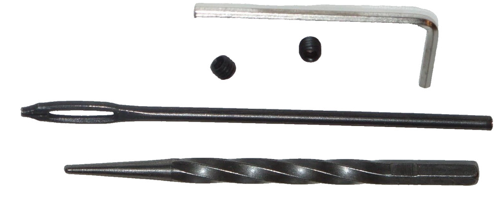 10Kits Replacement Split Eye Insertion & Sprial Needle for Tire Plug Reamer Tool