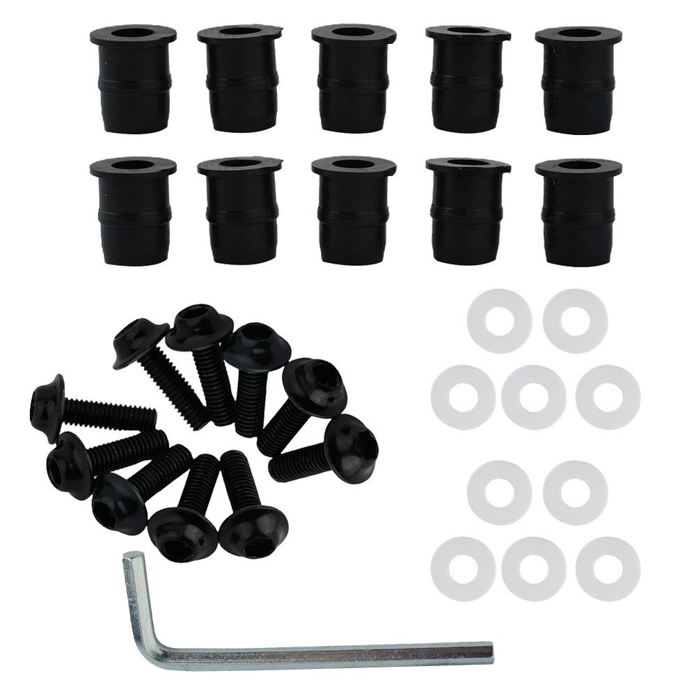 M5 Motorcycle Windscreen Windshield Fairing Screen Nut Bolt Screw Strength