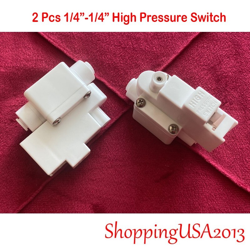 2 1/4"-1/4" High Pressure Switch Quick Connect RO Water Filter System Push In
