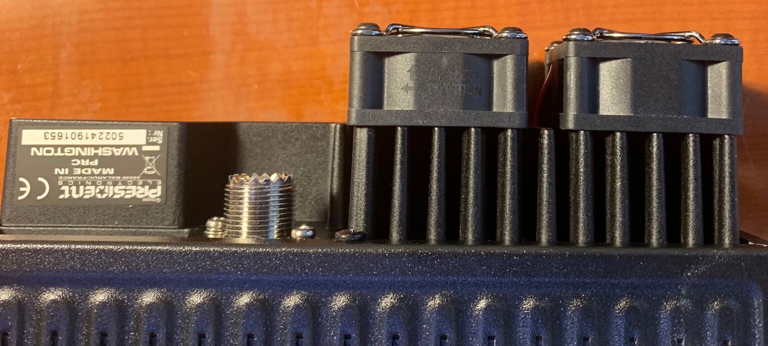 President Washington Mobile Radio - Cooling Fan Package 40x40x20